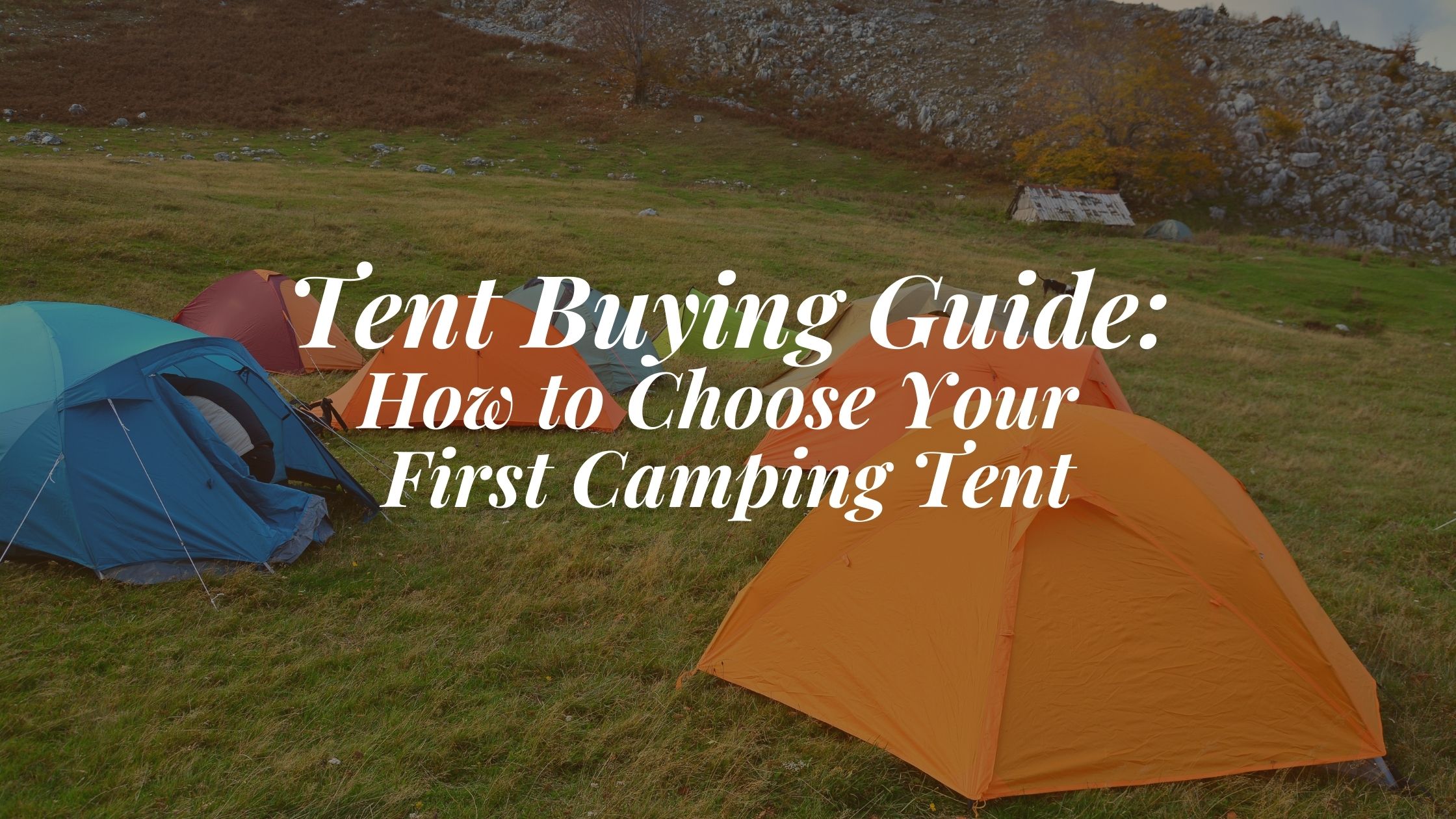 Tent Buying Guide How to Choose Your First Camping Tent
